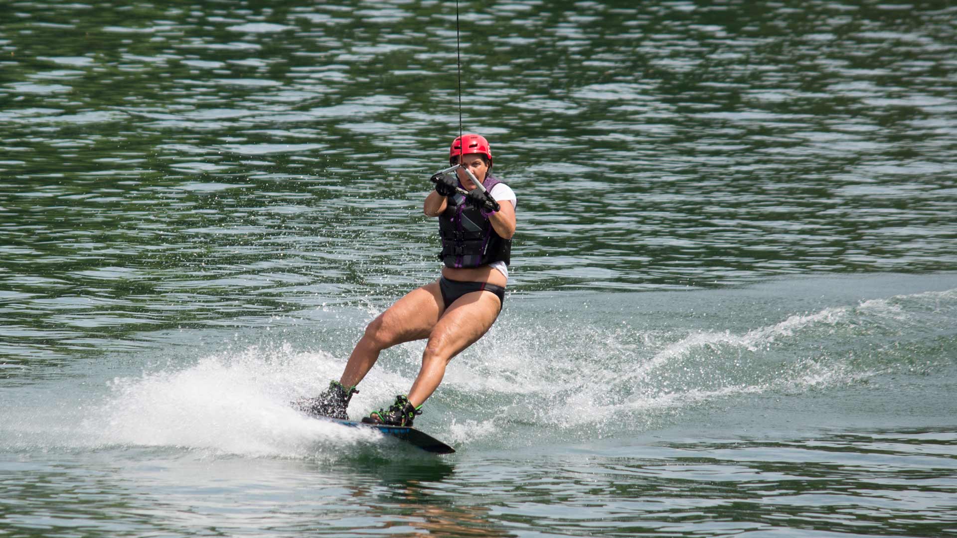 Wakeboarding fun on our continuous cable system at Brownstone Park!