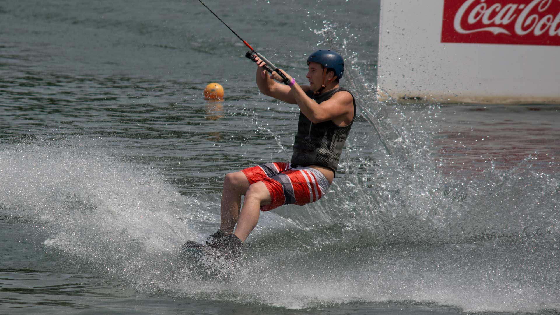 Wakeboarding fun on our continuous cable system at Brownstone Park!